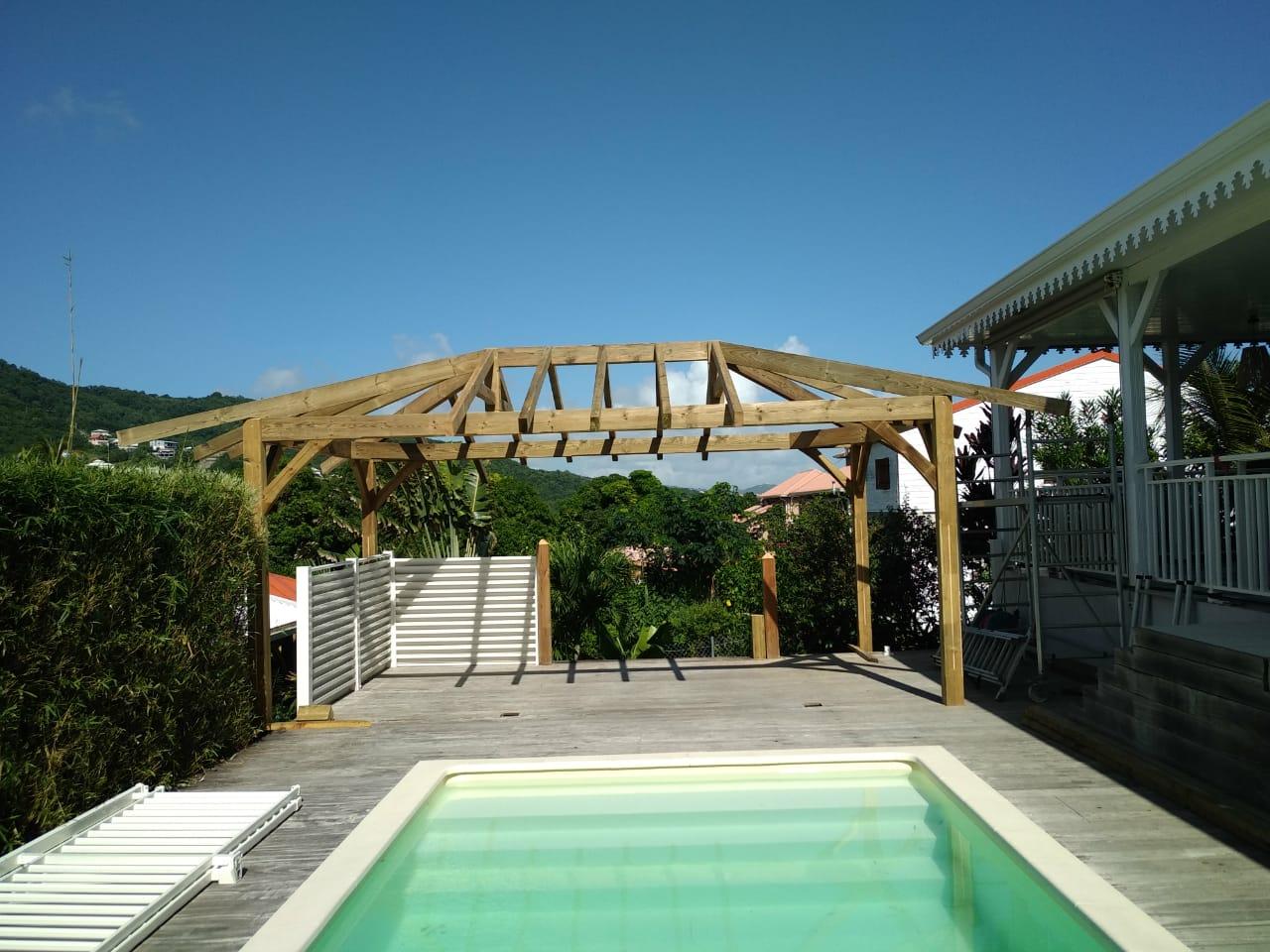 Charpente ossature bois Martinique